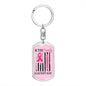 In This Family No One Fights Alone | Breast Cancer Awareness Keychain
