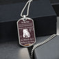 To My Son | Believe In Yourself | Love Dad | Dog Tag Chain