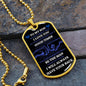 To My Son| Be The Man I Know You Can Be| Dog Tag Chain