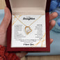 To My Daughter| I love You| Forever Love Necklace