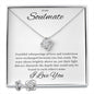 To My Daughter | Love Knot Necklace & Earrings Set