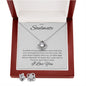 To My Daughter | Love Knot Necklace & Earrings Set