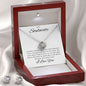 To My Daughter | Love Knot Necklace & Earrings Set