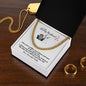 To My Loving Husband| Cuban Link Necklace w Funny Card| I Will Love You Until The Day I Die