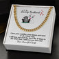 To My Loving Husband| Cuban Link Necklace w Funny Card| I Will Love You Until The Day I Die