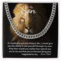 To My Son | Cuban Link Necklace