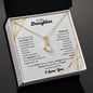 To My Daughter| I Love You| Alluring Necklace