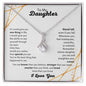 To My Daughter| I Love You| Alluring Necklace