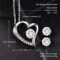 To My Soulmate| Forever Love Necklace & Earrings with Funny Card