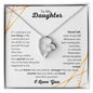 To My Daughter| I love You| Forever Love Necklace