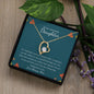 To My Awesome daughter| Love Mom | Forever love Necklace