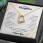To My Daughter| I love You| Forever Love Necklace