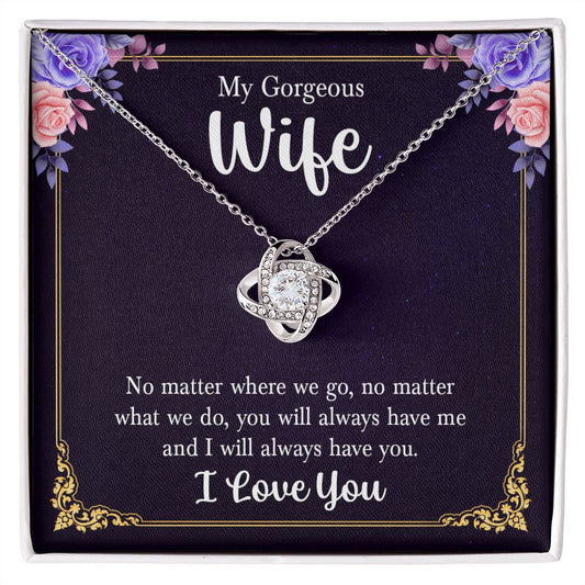 My Gorgeous Wife | Love Knot Necklace