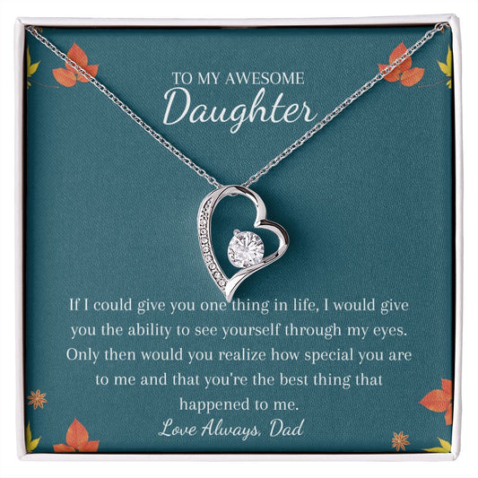To My Daughter | Forever Love Necklace
